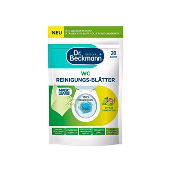 Dr. Beckmann Listki do Czyszczenia WC Citrus Sensacja 20 szt.