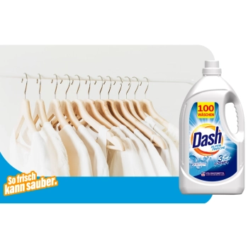Dash Alpen Frische Żel do Prania Tkanin Białych 100 prań