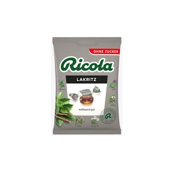 Ricola Lakritz Cukierki bez Cukru 75 g