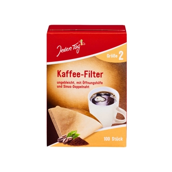Jeden Tag Filtry do Kawy Rozmiar 2 100 szt.