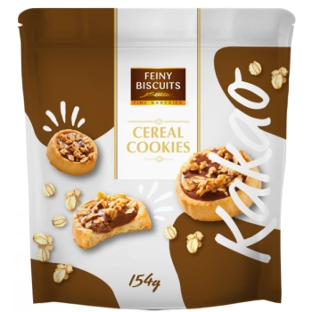 Feiny Biscuits Ciasteczka Zbożowe Kakaowe 154 g
