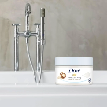 Dove Macadamia & Reismilch Peeling do Ciała 225 ml