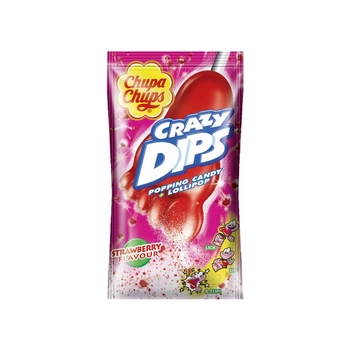 Chupa Chups Crazy Dips Strawberry 14 g