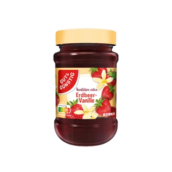 G&G Konfitura Extra Truskawka z Wanilią 450 g