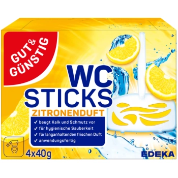 G&G WC Sticks Zawieszka Zitronen 4 x 40 g