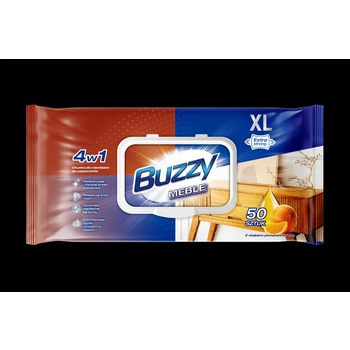 Buzzy Meble Chusteczki Nawilżone do Czyszczenia 50 szt.