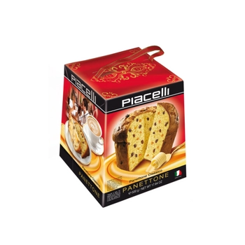 Piacelli Panettone Classico Tradycyjne Włoskie Ciasto Drożdżowe 500 g