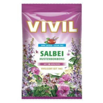 Vivil Salbei Cukierki bez Cukru 110 g