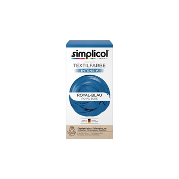 Simplicol Intensiv Barwnik do Tkanin Royal-Blau Błękit Królewski