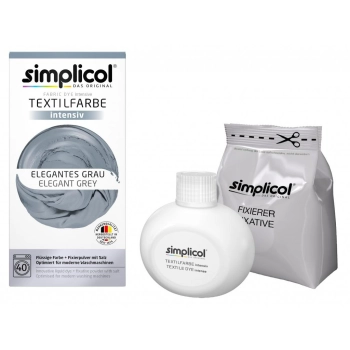 Simplicol Intensiv Barwnik do Tkanin Elegantes-Grau Elegancki Szary