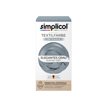 Simplicol Intensiv Barwnik do Tkanin Elegantes-Grau Elegancki Szary