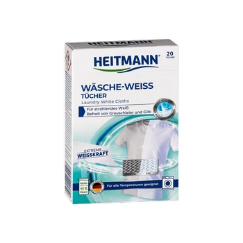 Heitmann Chusteczki Wybielające 20 szt.