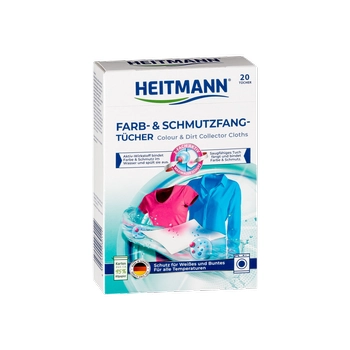 Heitmann Chusteczki Wyłapujące Kolor i Brud 20 szt.