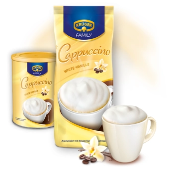 Kruger Cappuccino White-Vanilia 500 g