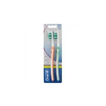 Oral- B 1-2-3 Twin Toothbrush Szczoteczka do Zębów 2 szt.
