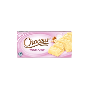 Choceur Weisse Crisp - Czekolada Biała z Orzechami 200 g