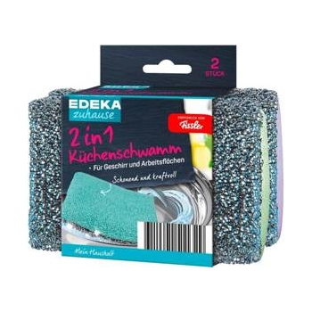 Edeka Gąbka Kuchenna 2w1 2 szt.