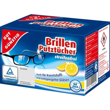 G&G Chusteczki Nawilżone do Czyszczenia Okularów 54 szt.