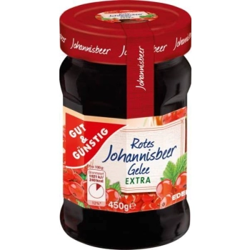 G&G Extra Galaretka z Czerwonych Porzeczek 450 g