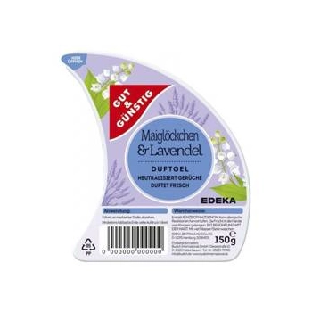 G&G Maiglöckchen&Lavendel Odświeżacz Powietrza w Żelu 150 g