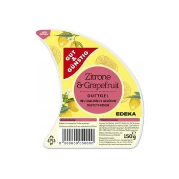 G&G Zitrone&Grapefruit Odświeżacz Powietrza w Żelu 150 g