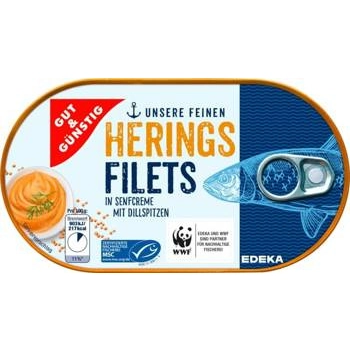 G&G Filety Śledziowe w Sosie Musztardowym 200 g