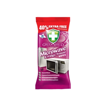 Green Shield Microwave MIkrofala i Lodówka Chusteczki Nawilżone 70 szt.