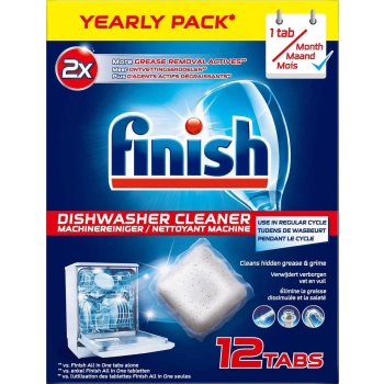 Finish Tabletki Pielęgnacyjne do Zmywarki 12 szt.