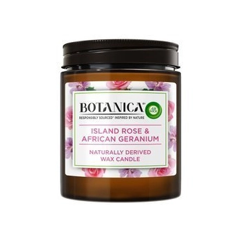 Air Wick Botanica Island Rose& African Gerarium Świeca Zapachowa 205 g