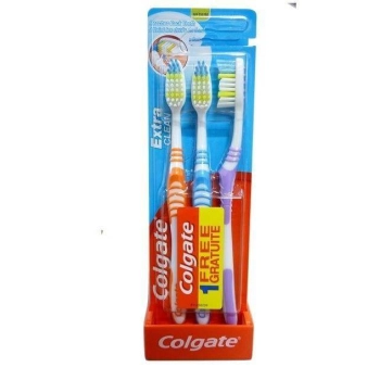 Colgate Extra Clean Szczoteczka Średnia 3 szt.