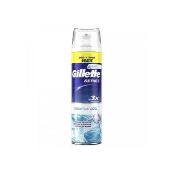 Gillette Series Foam Sensitive Cool Pianka do Golenia 250 ml