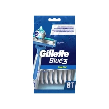 Gillette Blue3 Simple Jednorazowa Maszynka do Golenia 8 Szt.