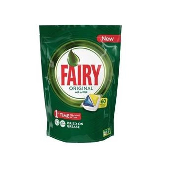 Fairy All in One Lemon Kapsułki do Zmywarki 60 szt.