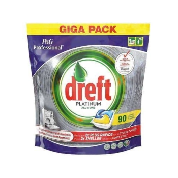 Dreft Platinum Lemon Kapsułki do Zmywarki 90 szt.