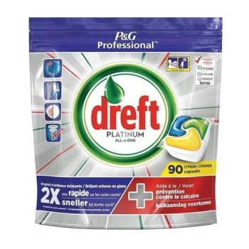 Dreft Platinum Lemon Kapsułki do Zmywarki 90 szt.