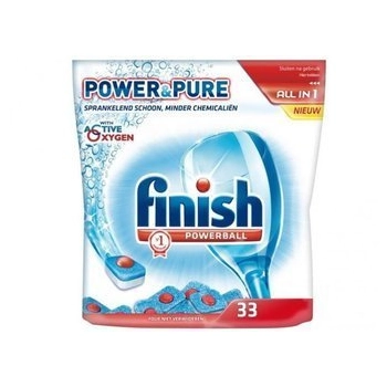 Finish Power&Pure All-in-1 Tabletki do Zmywarki 33 szt.