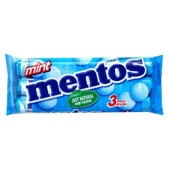 Mentos Minze Kaubonbon 3x38 g