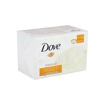 Dove Cream&Argan Oil Mydło 4 x 100 g