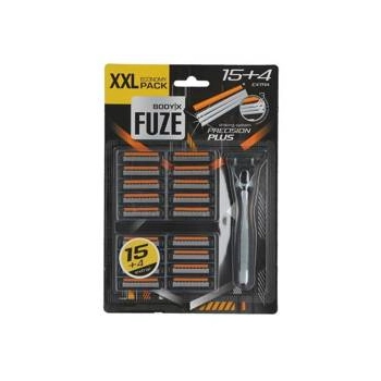 Body-X Fuze Men Maszynka do Golenia 3-ostrzowa 19 szt