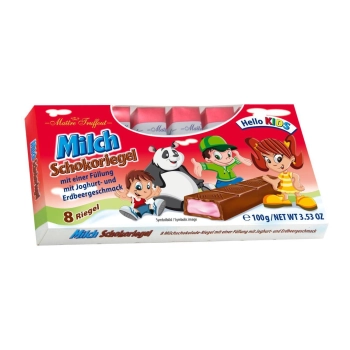 MaitreTruffout Czekoladki z Nadzieniem Jogurtu Truskawkowego 100 g