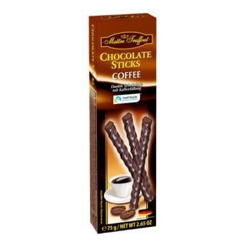 MaitreTruffout Paluszki z Ciemnej Czekolady Kawowe 75 g