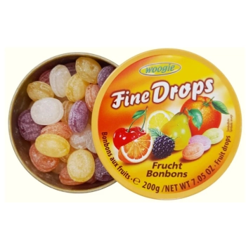 Woogie Landrynki w Puszce Wieloowocowe 200 g