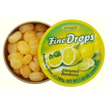 Woogie Landrynki w Puszce Cytrynowe 200 g