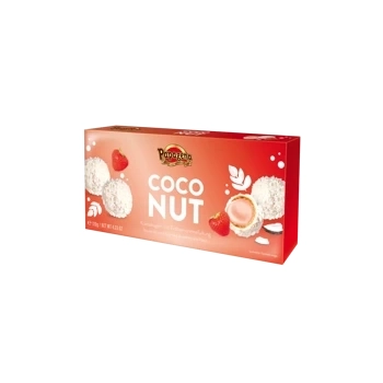 Papagena Kulki Kokosowe z Kremem Truskawkowym 120 g