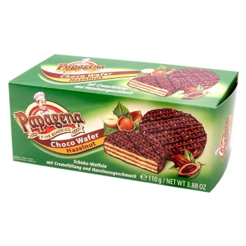 Papagena Wafle Orzechowe w Czekoladzie 120 g