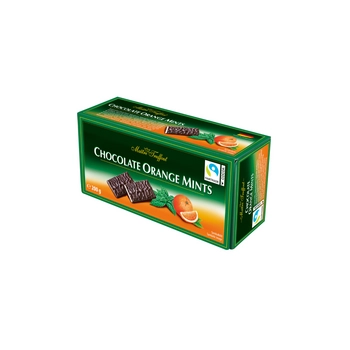 MaitreTruffout Talarki Czekoladowe z Kremem Pomarańczowo-Miętowym 200 g