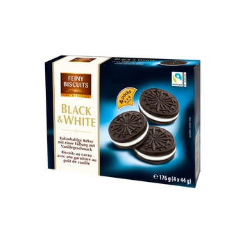 Feiny Biscuits Black&White Ciastka 176 g