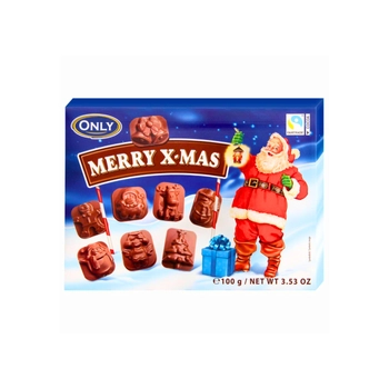 Only Czekoladki Mleczne Mikołaje 100 g
