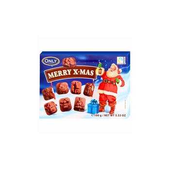 Only Czekoladki Mleczne Mikołaje 100 g