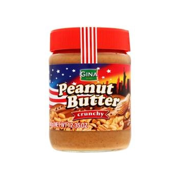 Gina Peanut Butter Crunchy Masło Orzechowe z Kawałkami Orzechów 350 g